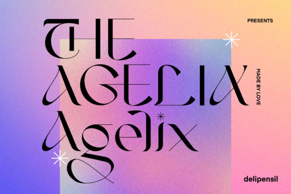 Agelix: A Timeless Display Font for Modern Design