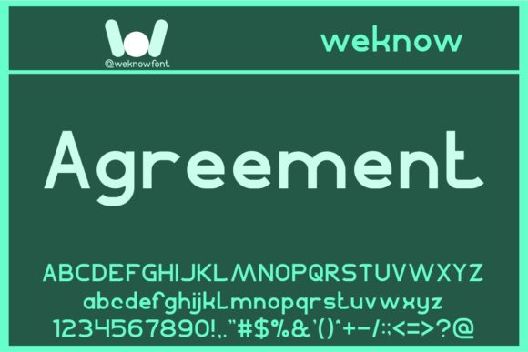 Agreement Font: A Versatile Display Type for Modern Design Projects