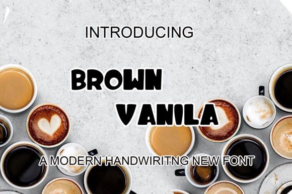 Brown Vanila: A Cute and Casual Display Font