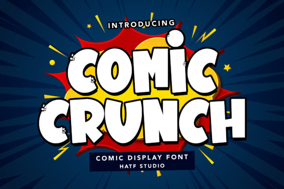 Comic Crunch: A Bold Font That Makes a Statement