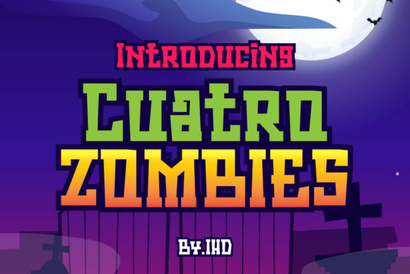 Cuatro Zombies: A Bold Font for Creative Expression