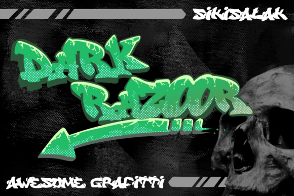 Dark Razoor: The Urban-Style Font That Elevates Visual Identity