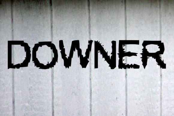 Downer: A Bold Font with a Dark Edge