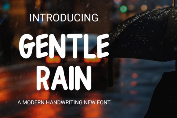 Gentle Rain: The Perfect Font for Creative Expression and Branding