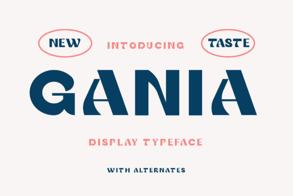 How Gania Display Font Elevates Modern Design with Vintage Flair