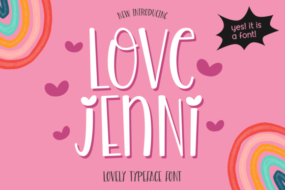 Love Jenni: A Playful Font for Creative Projects