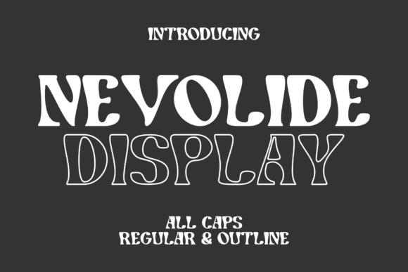 Nevolide: A Modern Display Font for Creative Projects