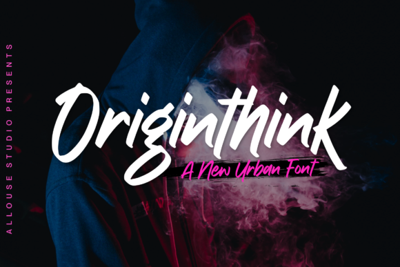 Originthink: A Bold Urban Font for Creative Projects