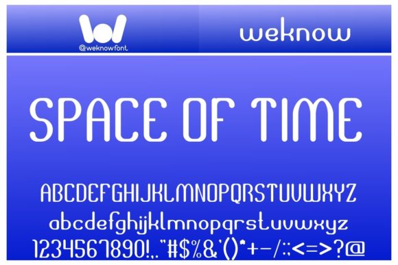 Space of Time: A Versatile Font for Modern Design Needs