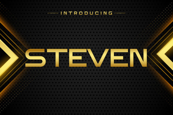 Steven: A Modern Display Font for Tomorrow’s Design