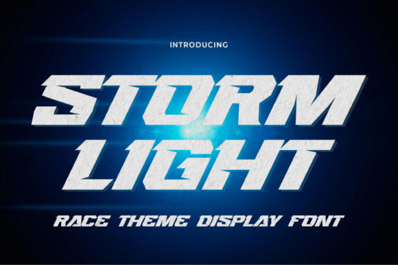 Storm Light: A Bold and Futuristic Display Font for Modern Branding