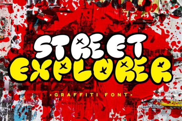Street Explorer: A Graffiti-Style Font for Urban-Inspired Design