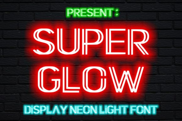 Super Glow: A Bold and Radiant Display Font