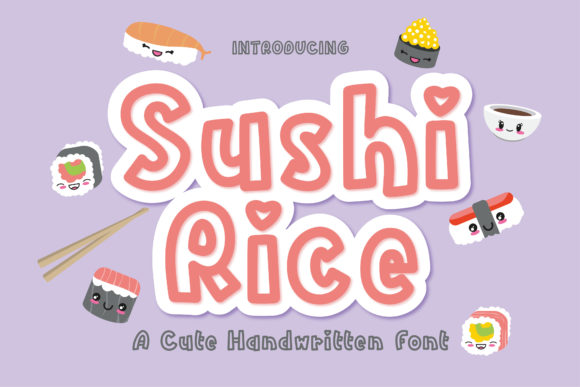 Sushi Rice: A Versatile Font for Creative Designs