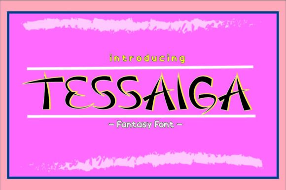 Tessaiga: A Font That Merges Strength and Sweetness in Modern Typography