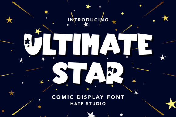 Ultimate Star: A Bold and Stylish Font for Modern Branding and Creative Projects