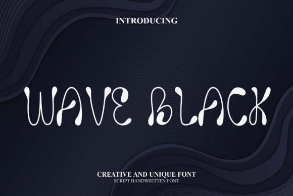 Wave Black: A Contemporary Display Font with Balanced Style